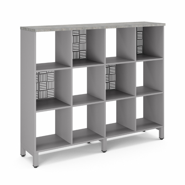 Стеллажная система SQ-3Х4 aluminum/chicago